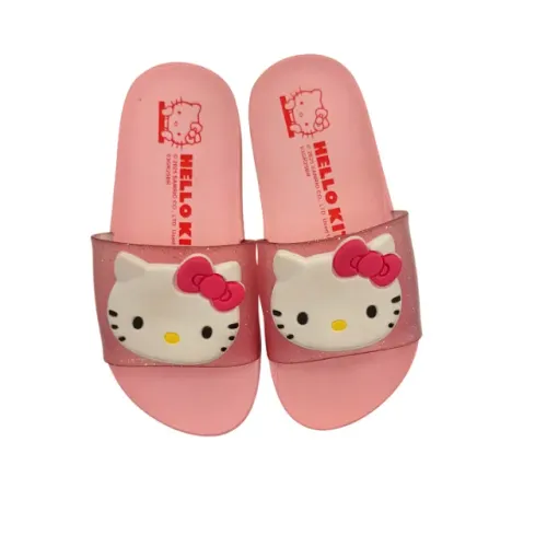 Chinelo Slide Infantil Meninas Gato Kitty Grendene Kids 23315