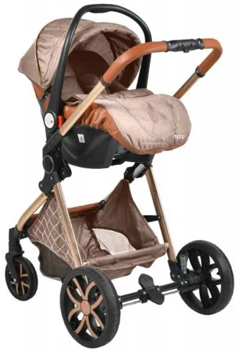 Carrinho de bebê 3 em 1 luxo