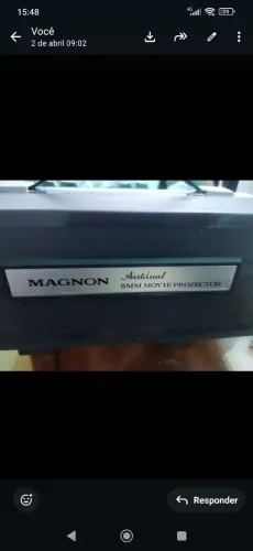 Vendo projetor rmagnum japonês anos 70 funcionando só não tem o cabo serve pra enfeite 