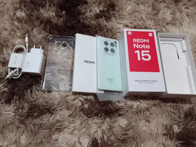 Celular redmi note 15 4g novo 1 dia de uso 