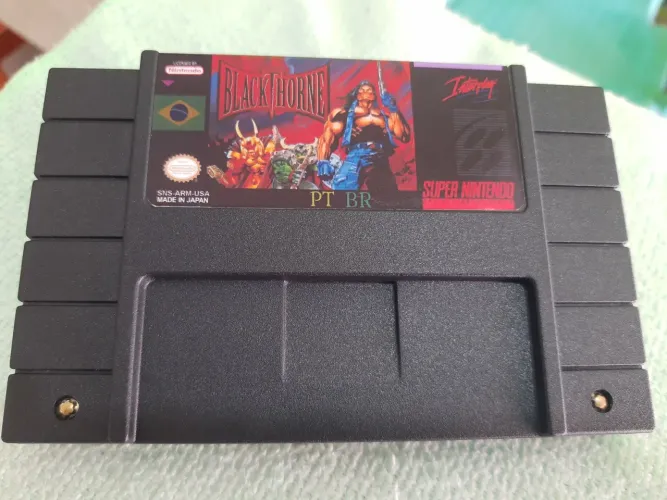 BLACK THORNE SUPER NINTENDO PCB ORIGINAL DA NINTENDO
