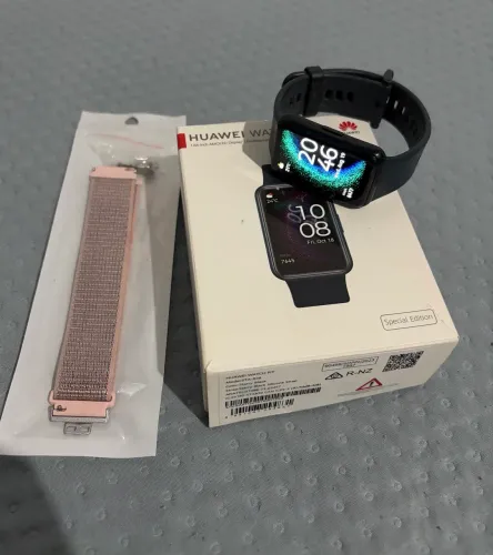 Relógio Smartwatch HUAWEI WATCH FIT Original - Completo com Caixa e Acessórios