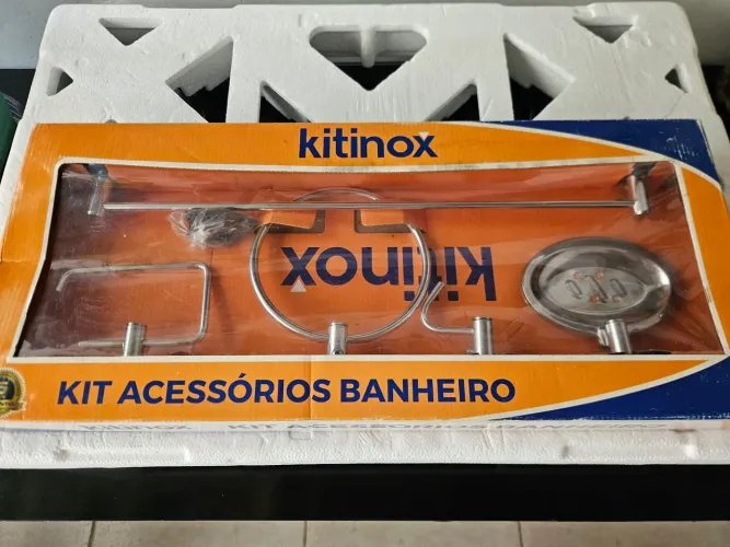 Kit acessórios de banheiro - novo