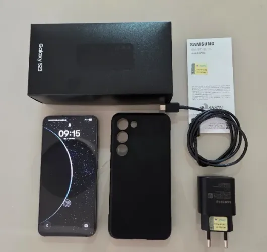 Celular Samsung Galaxy S23 256 GB Completo e Super Conservado Carregador, capa e película