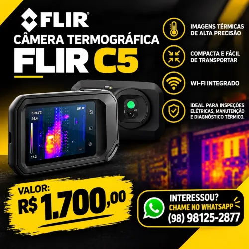 Câmera térmica C5 Flir