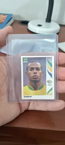 Figurinha Robinho nº 395 - Copa do Mundo 2006 Panini