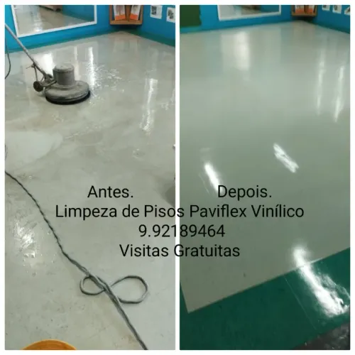 Limpeza de Pisos Vinílico e Paviflex 