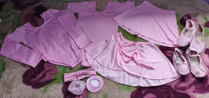 Kit roupas de ballet infantil