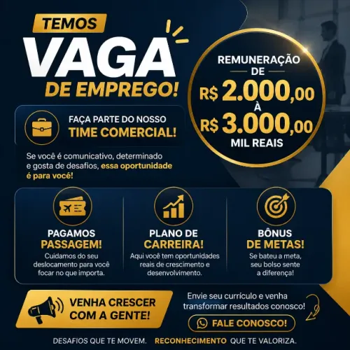 Emprego - Setor comercial
