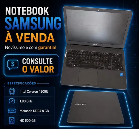 Notebook Samsung novo