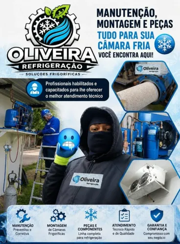 Câmara frigorífica, vendas projetos e montagens