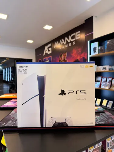Ps5 slim com leitor sem jogo lacrado