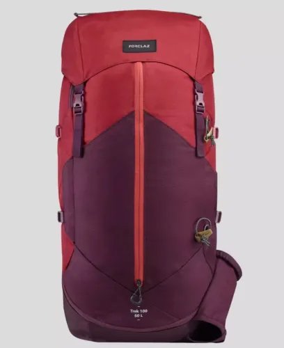 Mochila de Viagem Forclaz Trek 50 Litros - Trilha, Viagem para Praia