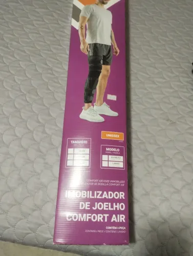 Imobilizador De Joelho Hidrolight Comfort Air Tamanho M Preto