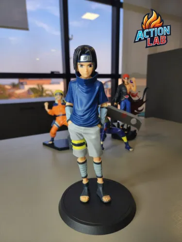 Action Figure Sasuke Uchiha Clássico - Colecionável - 26 cm - Naruto