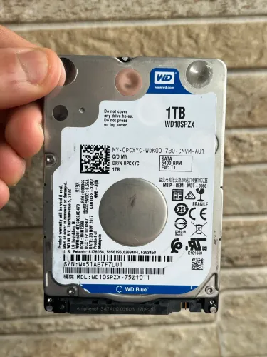 HD disco rígido 1TB WD Blue Notebook