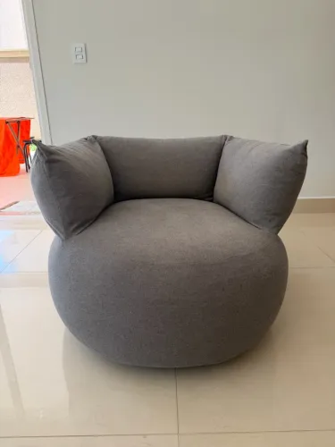 Poltrona Puff Sampa Tok&Stok Cinza