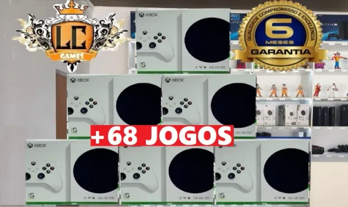 XBOX SERIES S COM: 88 JOGOS + GARANTIA O3 MESES + BRINDES I LOJA FISICA