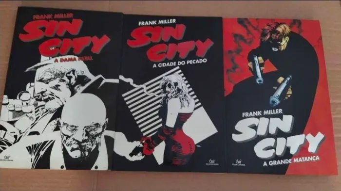 Sin City Livros <br><br>A dama fatal <br>A grande matança <br>A cidade do pecado