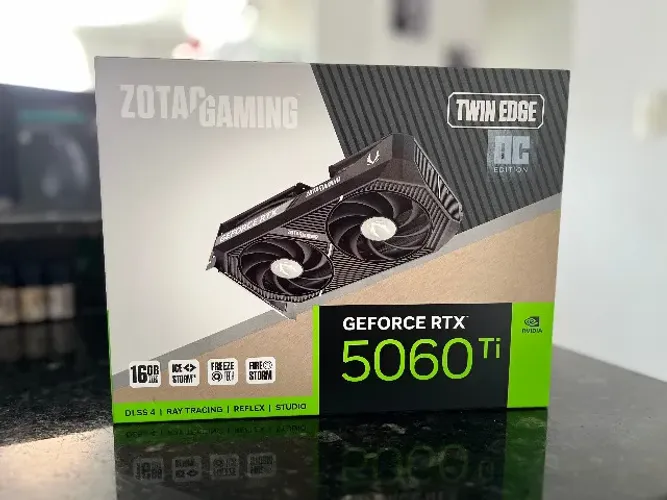 Placa de vídeo ZOTAC GAMING GeForce RTX 5060 Ti 16GB AMP - NOVA LACRADA