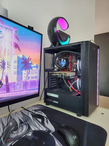Placa mãe + processador 