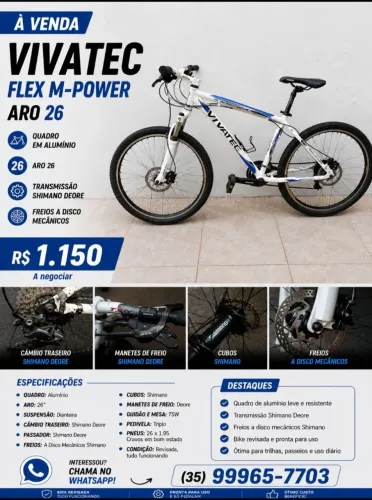 Bicicleta Mountain-Bike Vivatec