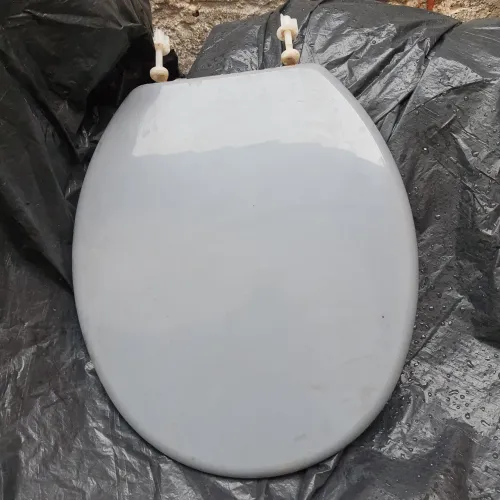 Tampa para Vaso Sanitário - Astra - Cinza