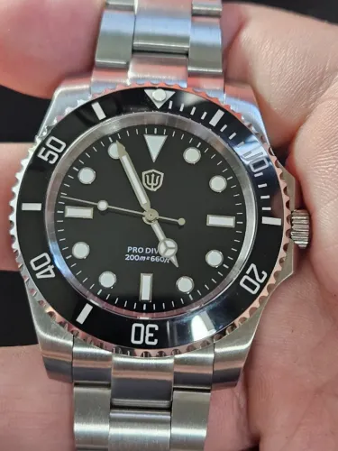 Watchdives WD1680Q V2 Preto | Movimento Seiko VH31 | pulseira extra | Usado