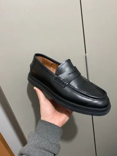Mocassim casual de couro