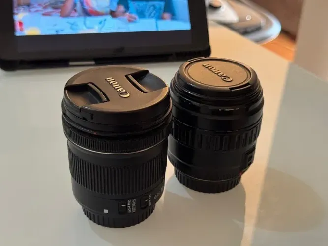 LENTE CANON 85 MM + 10-18MM STM