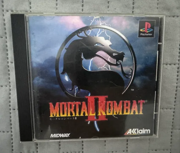 Mortal Kombat 2 Ps1 Japonês Original Raro!