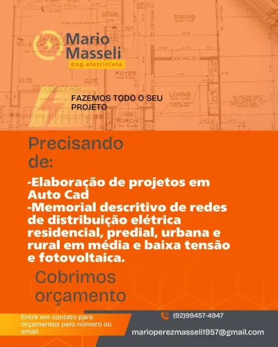 PROJETOS ELÉTRICOS.