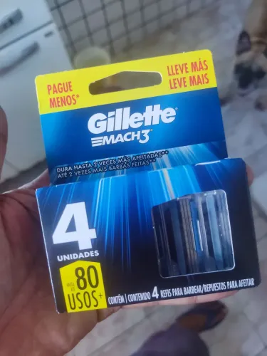 Gilette Mach 3 original 4 lâminas