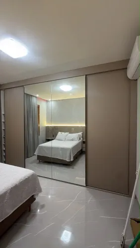 Quarto casal 100% MDF planejado até 10x