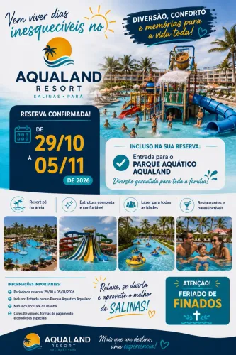 Feriado de FINADOS Aqualand Resort