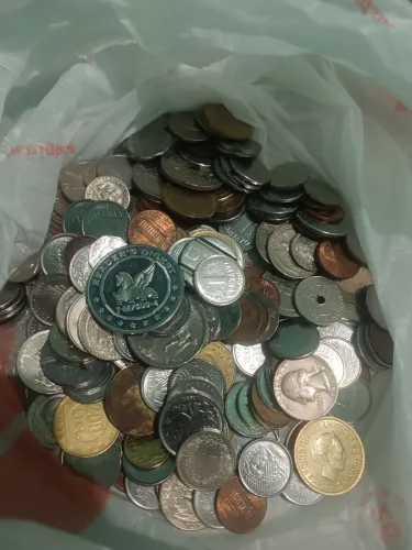 Moedas antigas lote