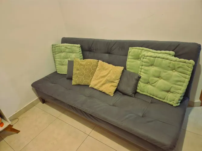 Sofá Cama Cinza