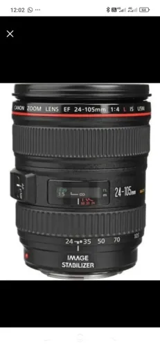 Lente Cannon ZOOM LENS EF 24-105mm
