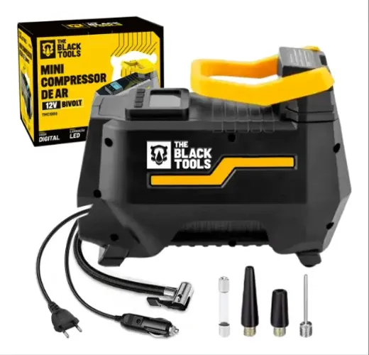 MINI COMPRESSOR DE AR 120W BIVOLT THE BLACK TOOLS - TMC1000
