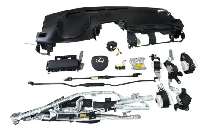  Kit Air Bag Lexus Nx200t 2018 - Completo Preto