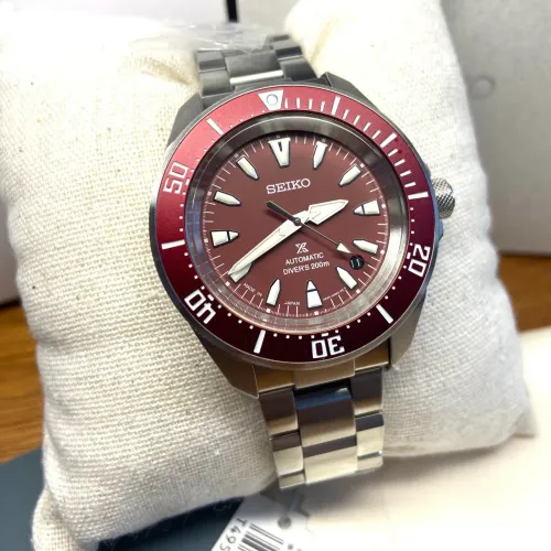 Relógio Seiko Prospex Shogu-Raí vinho SRPL11 NOVO
