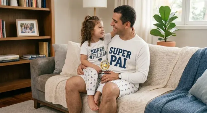 Pijama Dia dos Pais Personalizado