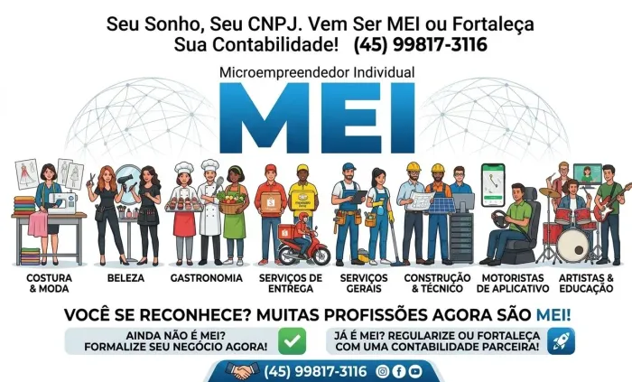 Formalize seu negócio ser MEI pode melhorar sua condição de empresário