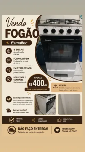 Fogão Esmaltec