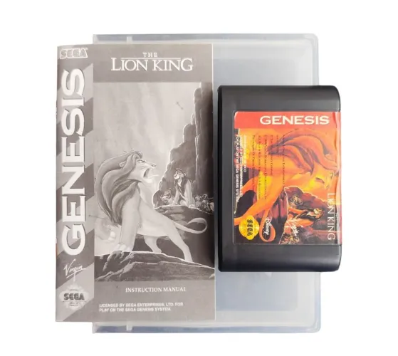 Jogo The Lion King: Rei Leão, Manual Original e Case