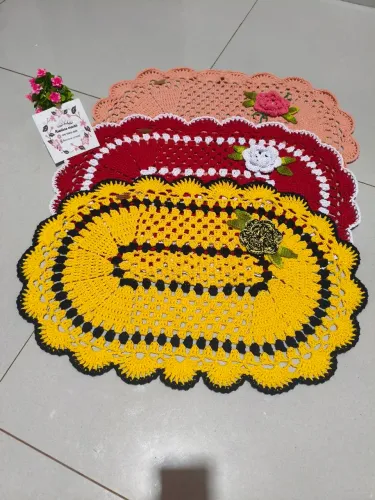 Tapetes de crochê