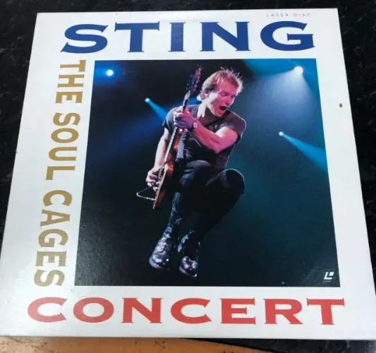 LASER DISC - Sting, The soul cages concert 