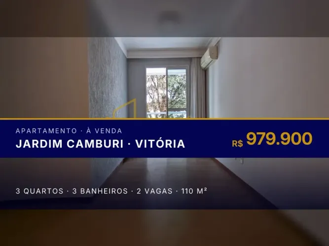 Apartamento Charmoso com Churrasqueira em Jardim Camburi