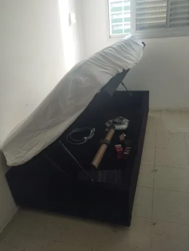 cama box solteiro baú (com colchão) hellen