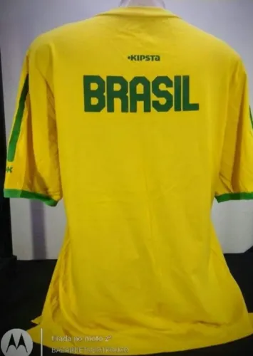 Camisa do Brasil feminina kipista tamanho g